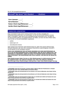 EULA - SQL Server 2012 Standard (Runtime)