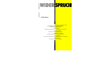 Widerspruch - Münchner Zeitschrift für Philosophie
