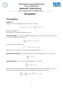 Technische Universität München Übungsblatt 1