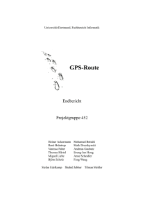 GPS-Route