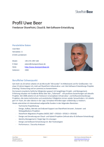 Aktuelle CV als PDF-Download