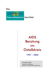 Aidsbericht Ostalbkreis 1997-2003