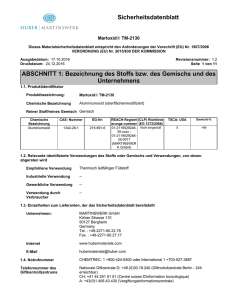 Sicherheitsdatenblatt ABSCHNITT 1: Bezeichnung des Stoffs bzw