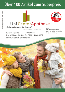 Uni Center Apotheke. Köln.