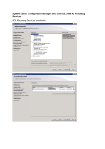 System Center Configuration Manager 2012 und SQL 2008 R2
