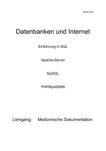 Datenbanken und Internet