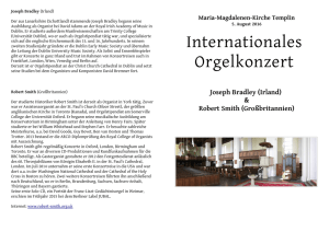 Internationales Orgelkonzert - Robert Smith