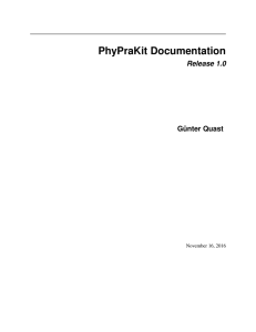 PhyPraKit Documentation