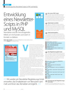 WD-06-11 Newsletter-Scripts in PHP und