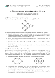 9. ¨Ubungsblatt zu Algorithmen I im SS 2010