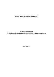 Anleitung zur Studienarbeit