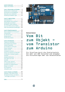 Vom Bit zum Objekt - vom Transistor zum Arduino