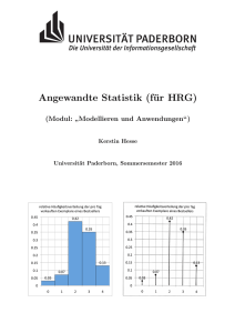 Angewandte Statistik - Mathematik