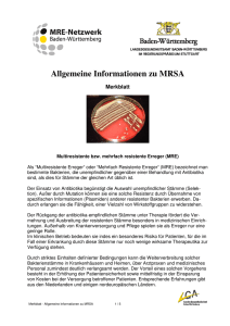 MRSA-Allgemeine