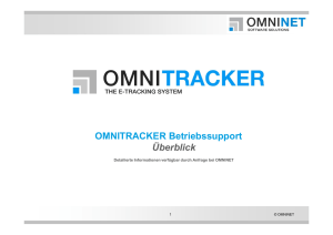 OMNITRACKER Application Support