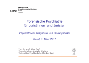 Psychiatrische Diagnostik und Störungsbilder