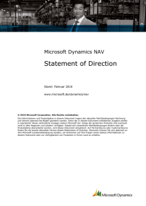 Statement of Direction