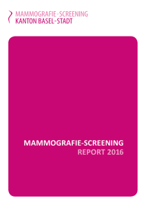 mammografie-screening report 2016