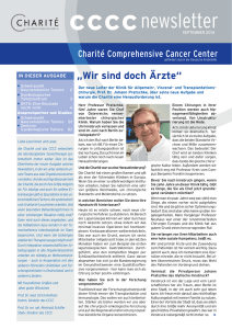 CCCC NL Einl Sept2014 - Charité Comprehensive Cancer Center