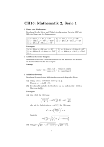 CH16: Mathematik 2, Serie 1