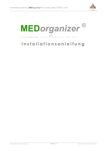 Benutzerhandbuch MEDorganizer