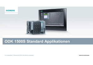 ODK 1500S Standard Applikationen