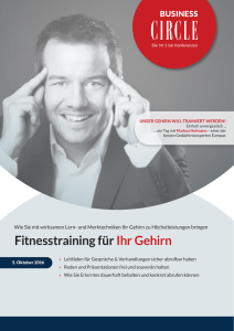 Fitnesstraining für Ihr Gehirn