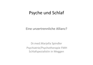 Psyche und Schlaf - Pro Senectute Luzern