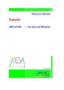 JMX mit SSL — für Java auf Windows - a