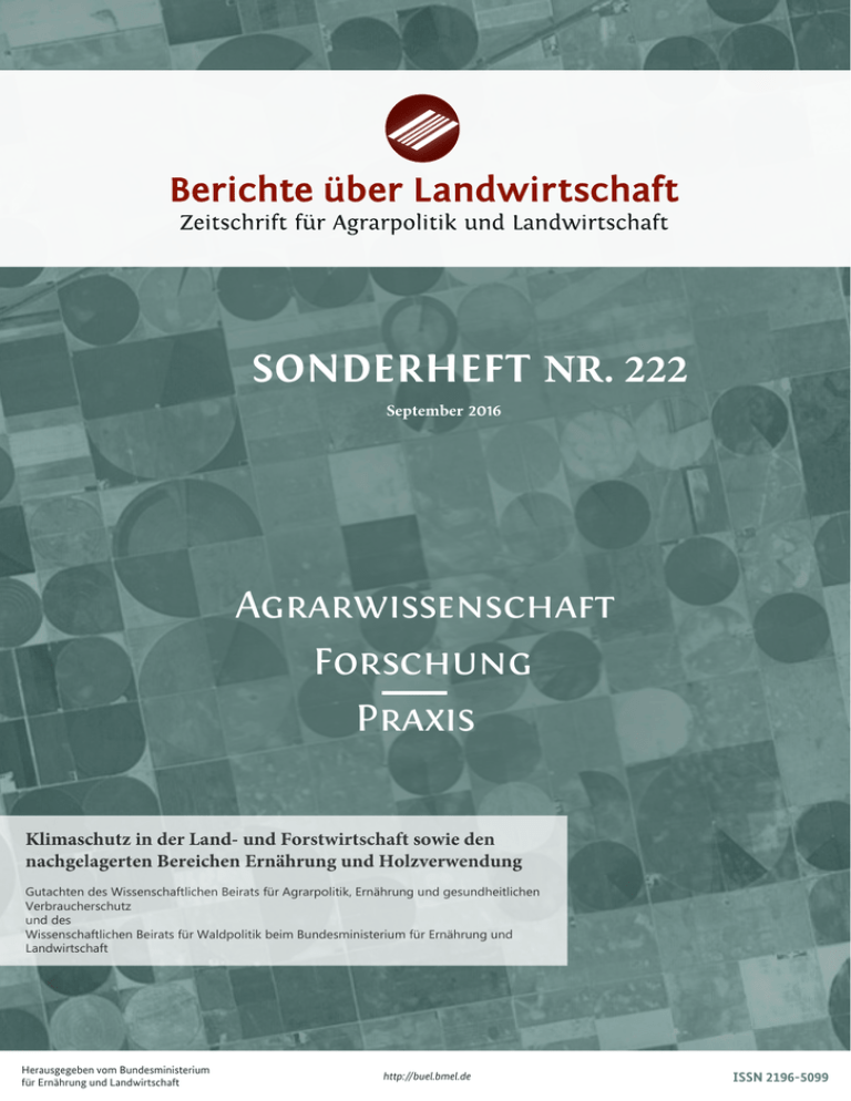 Diese PDF-Datei Herunterladen - Berichte über Landwirtschaft