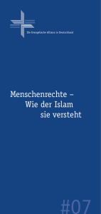 Nr. 07: Menschenrechte - Wie der Islam sie versteht