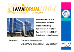 Kein Folientitel - Java Forum Stuttgart