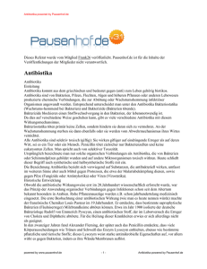 Antibiotika powered by Pausenhof.de