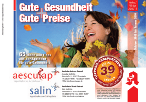 Gute Gesundheit Gute Preise