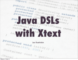 DSLs For Java