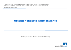 Objektorientierte Rahmenwerke - SE-Wiki