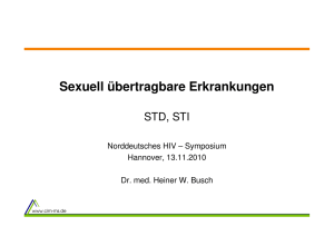 Sexuell übertragbare Erkrankungen (STD´s)