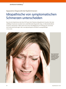 Idiopathische von symptomatischen Schmerzen unterscheiden