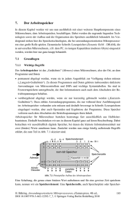 7. Der Arbeitsspeicher