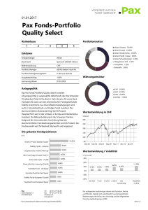 Pax Fonds-Portfolio Quality Select