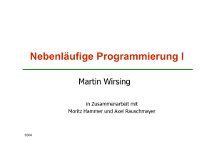 Thread - Programmierung und Softwaretechnik (PST)