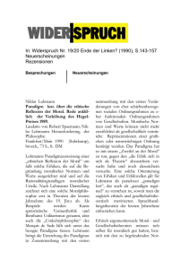 In: Widerspruch Nr. 19/20 Ende der Linken? (1990), S.143