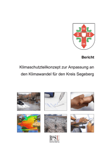 Klimaschutzteilkonzept zur Anpassung an den Klimawandel für den