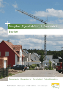 Baugebiet „Egersdorf-Nord, 2. Bauabschnitt