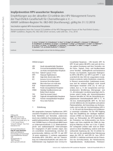 - HPV Impfleitlinie