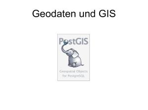 Geodaten und GIS