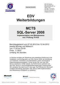 Flyer MCTS SQL 70-432.cdr