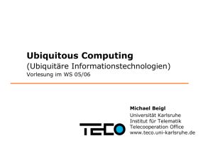 Ubiquitous Computing