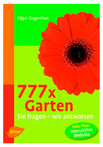 777 Garten-Fragen - Der BRD