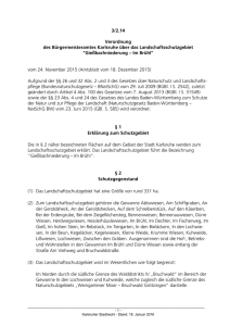 3/2.14 Verordnung des Bürgermeisteramtes Karlsruhe über das